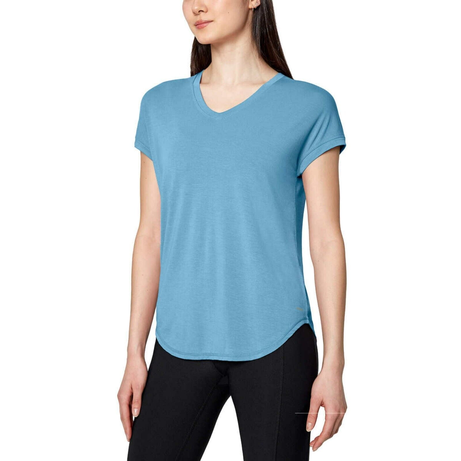 Women's Athletic All Sport V-Neck Tee Shirt In 12 Colors,Small,White - Foto 7