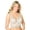 Ivory Sparkling Champagne, variant on Women's Plus Size Longline Embroidered Bra