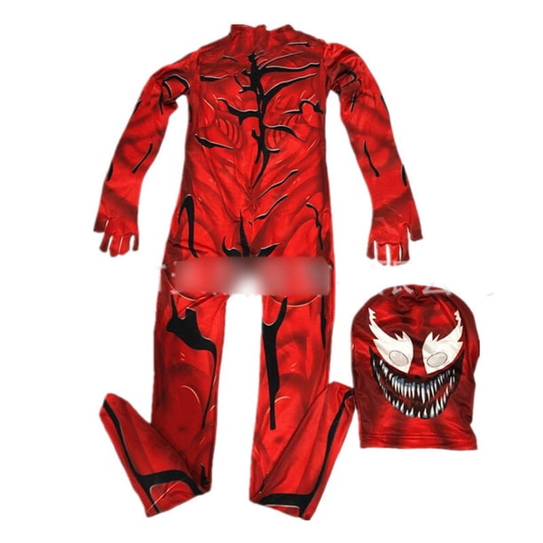 Disfraz de Spiderman para niños, traje de superhéroes Con máscara, para Halloween, Carnaval Fivean unisex