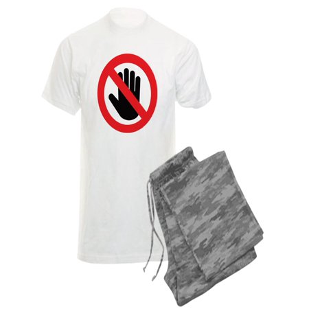 

CafePress - Please Do Not Touch - Men s Light Pajamas