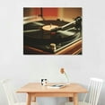 thumbnail image 2 of Nawypu Music Old Record Player Canvas Poster Bedroom Decor Sports Landscape Office Room Decor Gift,Canvas Poster Wall Art Decor Print Picture Paintings for Living Room Bedroom Decoration, 2 of 4