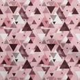 thumbnail image 1 of oneOone Velvet Light Pink Fabric Geometric Sewing Fabric By The Yard Printed Diy Clothing Sewing Supplies 58 Inch Wide, 1 of 5