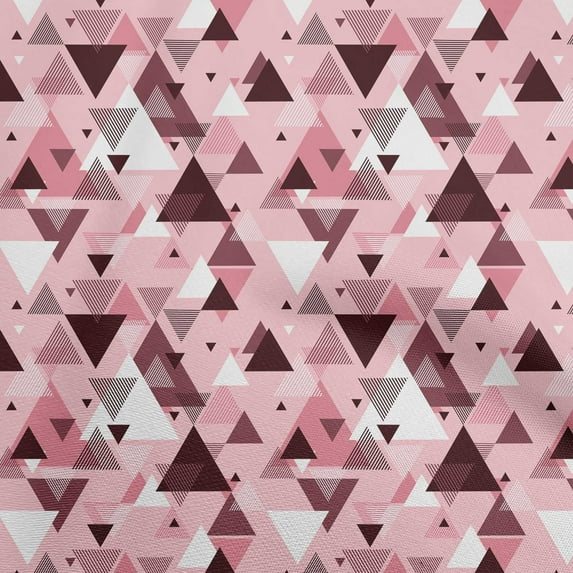 oneOone Velvet Light Pink Fabric Geometric Sewing Fabric By The Yard Printed Diy Clothing Sewing Supplies 58 Inch Wide