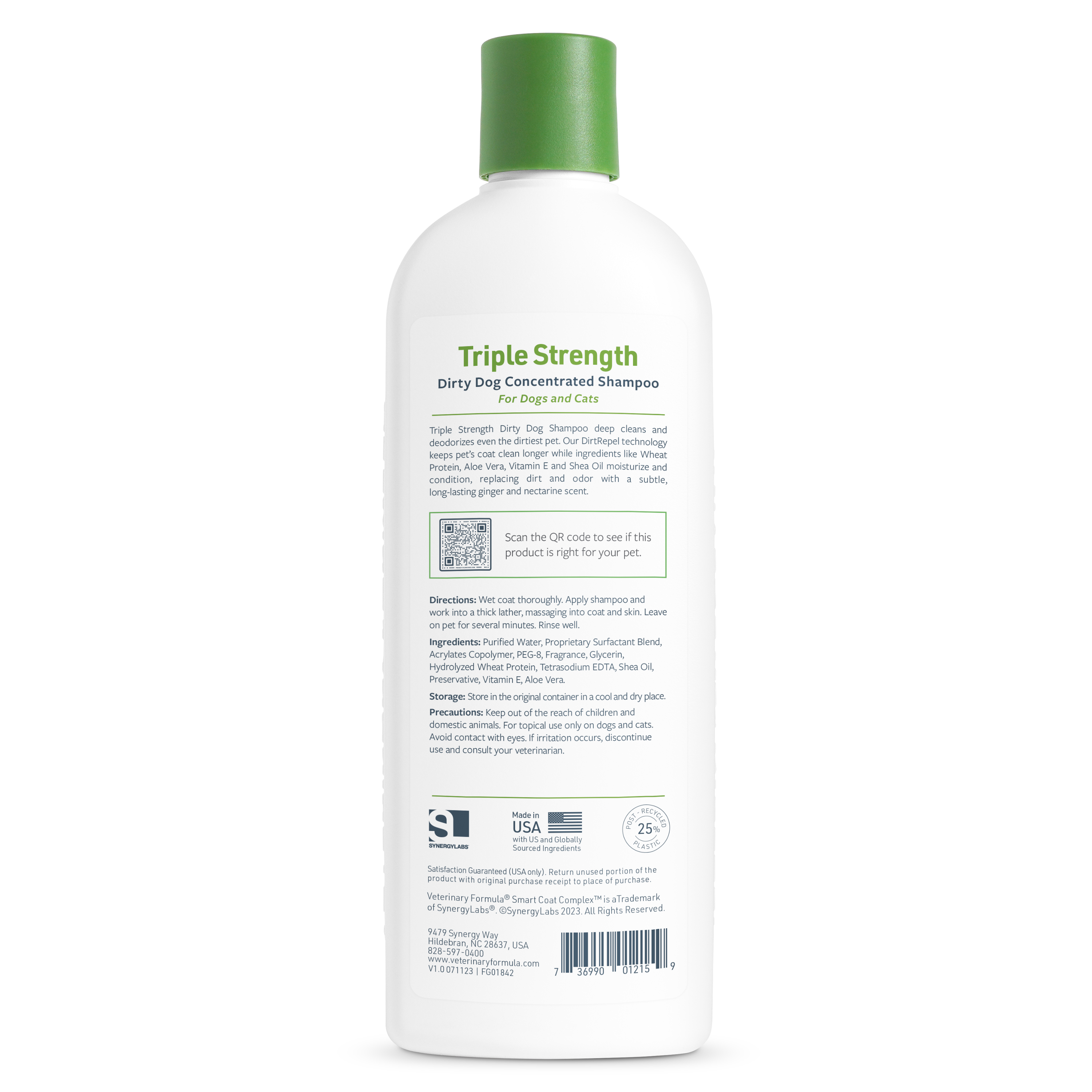 Veterinary Formula Concentrated Dirty Dog Shampoo, 17 oz photo 2