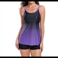thumbnail image 3 of Traje de Baño de Dos Piezas para Mujer, con Control de Abdomen, Holgado, Talla XL, Color, 3 of 9