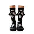 thumbnail image 3 of Halloween Hand Holding Stockings for Couples, Crew Sock Pair, Funny Halloween Party Socks, 3 of 5