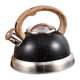 thumbnail image 5 of Hervidor de agua de acero inoxidable con silbato fuerte, apto para diversas estufas, antioxidante. Negro, 5 of 9