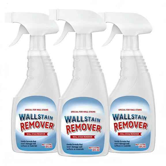 237ml Multi-Surface Cleaning Spray – All-Purpose Stain Remover for Walls, Bathrooms, Kitchens & Floor Tile Grout（3 PCS）