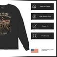 thumbnail image 6 of US Army 250 Years Long Sleeve T-shirt American Military Veteran DD214 Patriotic, 6 of 7