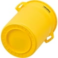 thumbnail image 2 of Global Industrial Plastic Trash Can - 20 Gallon Yellow, 2 of 5