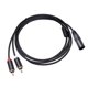 thumbnail image 5 of Cateissary XLR Female to Male Adapter Cable Power Cord Amplifier Connector Conversion Professional Sound Converter Audio Mixer Equipment 1m 2Conjunto, 5 of 6