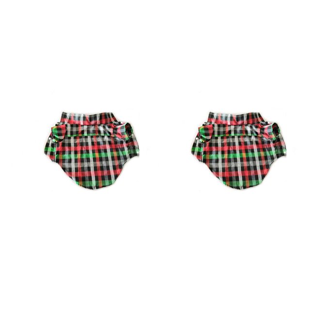 Camisa para perros Greeniant multicolor Rojo verde 2piezas