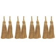 thumbnail image 1 of Imperial Collection Double Tassel Curtain and Drapery Tieback / Holdback, 4" Tassel (10cm), 26" Spread (66cm) # ICT,, Rustic Gold #4975 (Light Gold, Beige Gold, Yellow Gold) Set of 4, 1 of 2