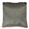thumbnail image 2 of Northlight 18" Square Faux Fur Plush Indoor Throw Pillow - Brown, 2 of 2