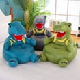 thumbnail image 1 of Lubelski Children Sofa Seat Soft Cloth Case Removable & Washable Cartoon Dinosaur Animal Sofa Plush Chair Protective Case, 1 of 8