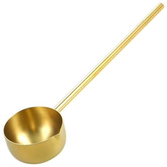 Slice Stainless Steel Water Spoon with Handle, Kitchen Utensil, 27x6x3.5 cm, Ideal for Cooking and Serving