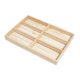 thumbnail image 3 of Organizador de madera Estuche de almacenamiento Gafas Gafas Joyas Reloj 6 compartimento Yinane Organizador de escritorio, 3 of 8