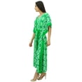 thumbnail image 4 of Bimba Women Long Designer Kimono Maxi Kaftan Caftan Beach Coverup With Belt, 4 of 7