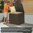 thumbnail image 2 of Superjoe 10 Pcs Patio Wicker Furniture Set Aluminum Frame Outdoor Sectional Conversation Sofa with Storage Box and Coffee Table,Brown, 2 of 8