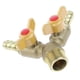 thumbnail image 5 of Conector de manguera de tubería de gas de 2 vías de latón, pieza en Y, adaptador de ensamblaje, válvula controladora shamjiam Válvula de manguera de gas, 5 of 8