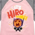 thumbnail image 3 of Big Hero 6 - It's Hiro Time - Toddler And Youth Girls Raglan Graphic T-Shirt, 3 of 5