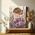 thumbnail image 6 of Romantic Wildflower Canvas Print/Wall Art， Perfect for Bedroom， Living Room， Dining Room， Bathroom， and Office Decor., 6 of 8