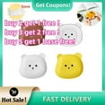thumbnail image 2 of Cute Cartoon Shape Bear Spit Bone Dish Dessert Plate Creative Plastic Desktop Trash Tray Snack FoodFruit Plate Kitchen Tableware Style D, 2 of 6