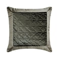 thumbnail image 5 of The HomeCentric King / Queen / Twin Grey Decorative Bed Runner CA King 86"x18" Bed Runner WITHOUT Pillow Cover, Quilted, Solid Color Bed Scarf on Velvet fabric - Grey Grace, 5 of 5