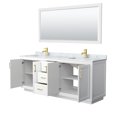 thumbnail image 3 of Wyndham Collection Wcf2929-80D-Nat-M70 Miranda 80" Free Standing Double Basin Vanity Set -, 3 of 7