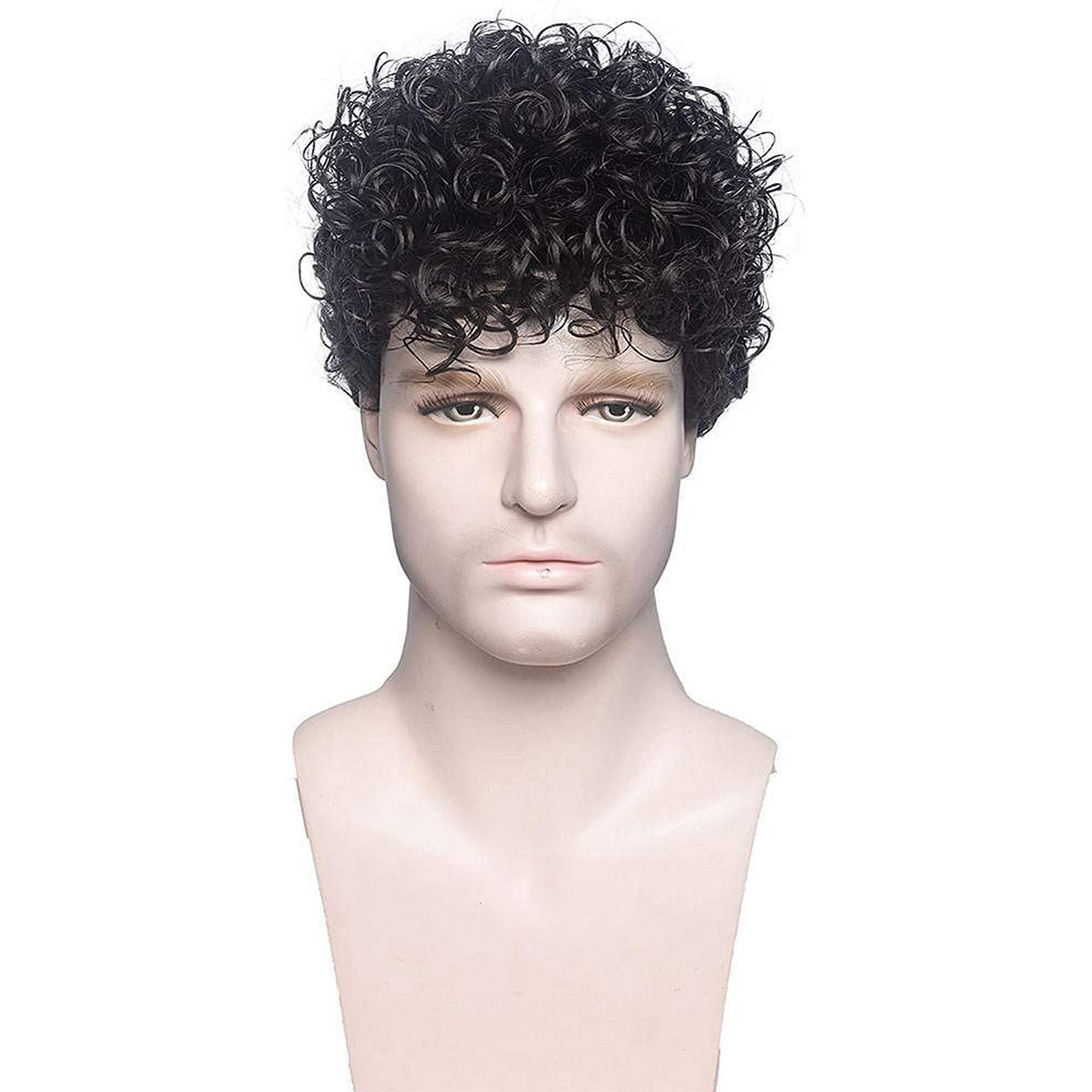 Men Wig,Men Black Short Curly Wigs,Men Synthetic Wig,Heat Resistant Wig,Breathable Fluffy Wig,for Cosplay,Daily wear | Walmart Canada Men Wig,Men Black Short Curly Wigs,Men Synthetic Wig,Heat Resistant Wig,Breathable Fluffy Wig,for Cosplay,Daily wear | Walmart Canada