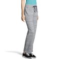 thumbnail image 2 of Hanes Womens French Terry Pant, XL, Navy Spacedye, 2 of 3