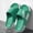 Dark Green, variant on Men'S EVA Slide Sandals - Non-Slip, Massage Design, White with Black Accents, Perfect for Indoor & Outdoor Use, All-Season Comfort, Indoor Slippers | Sporty Sandals | EVA Sandals