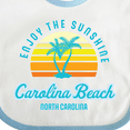 thumbnail image 4 of Inktastic Summer Enjoy the Sunshine Carolina Beach North Carolina Blue Boys or Girls Baby Bib, 4 of 4