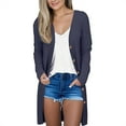 thumbnail image 2 of Delayuji Women’s Cardigan Sweater Lightweight Soft Long Knit Cardigan For Women Long Sleeve Open Front Coat With Pockets, 2 of 6
