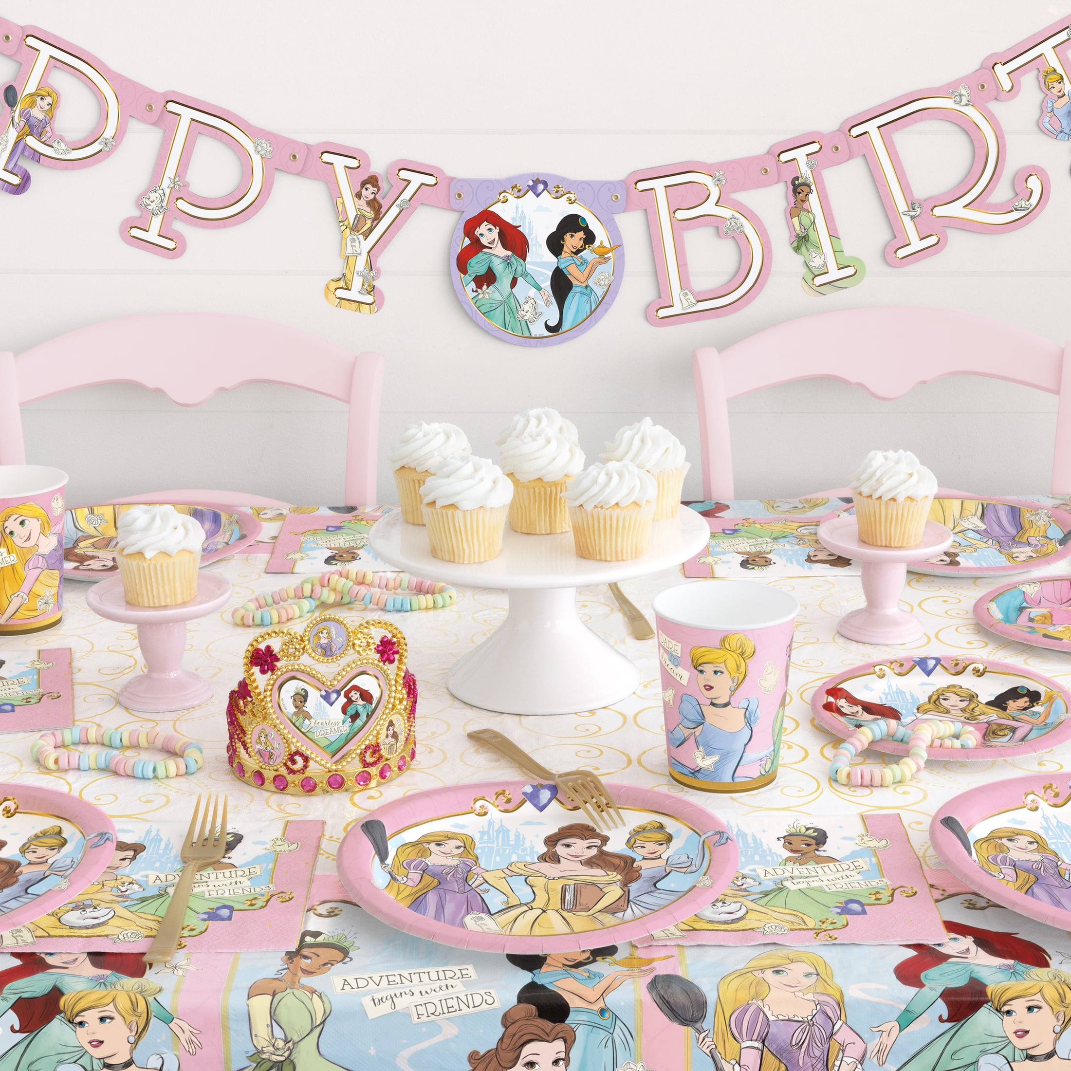 Disney Princess Paper Dessert Plates, 7in, 8ct