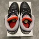 thumbnail image 3 of Ni - ke Size 10 - VINTAGE Ni - ke Air Jordan 3 Retro OG Black Cement Sneaker 136064-001, 3 of 5