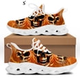 thumbnail image 1 of Zapatos planos de primavera para hombre, diseño de calavera punk, zapatillas informales para hombre, calzado con cordones para caminar de verano para niños, 1 of 6