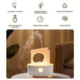 thumbnail image 3 of Rain Clouds Aroma Diffuser Raindrop Air Humidifier Humidificador de Aroma Night Light Desktop Ultrasonic Sprayer US Plug, 3 of 5