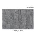 thumbnail image 3 of SuChun Kitchen Rug Bathroom Rugs Extra Soft Absorbent Bath Rugs Non Slip Dry Quickly Machine Washable Bath Mats For Bathroom Floor Tub And Shower Grey, 3 of 8
