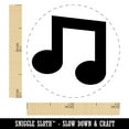 thumbnail image 2 of Music Eighth Notes Self-Inking Rubber Stamp Ink Stamper - Blue Ink - Mini 1/2 Inch, 2 of 7