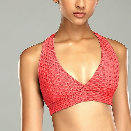 

Deals! Womens Bras Running Deals for 2023 Sports Underwear Outwear Underwear Bras Pink XL