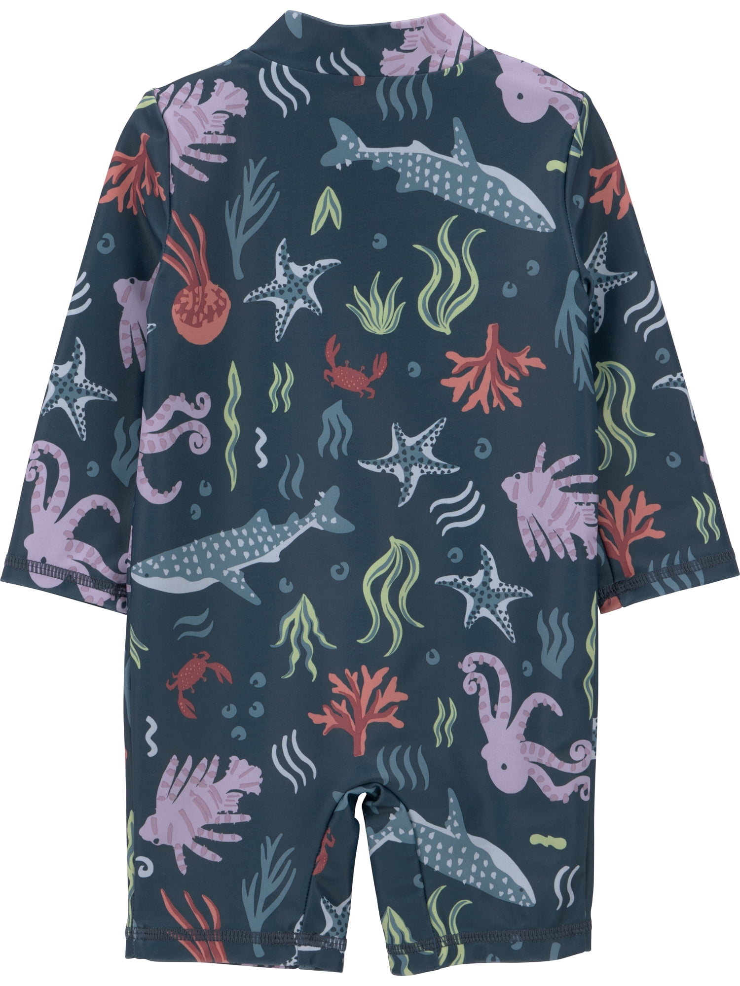 Carter's Child of Mine Baby Rash Guard Swimsuit, One-Piece, Sizes 0/3-18 Months