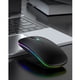 thumbnail image 4 of Ratón inalámbrico 2,4 G, recargable, 3 DPI, inteligente, pequeño, silencioso, de plástico, negro, con 2 modos, Bluetooth, para el hogar, 4 of 10