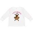 thumbnail image 3 of Inktastic Little Monkey Girl Girls Long Sleeve Toddler T-Shirt, 3 of 5