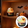 thumbnail image 2 of Halloween Soy Wax Scented Candle, Cute Ghost Pumpkin Candle in Glass Jar, Aromatherapy Candle for Halloween Decor, Fall Home Table Decoration, Holiday Gift, 2 of 5