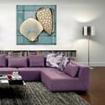 thumbnail image 5 of Epic Art 'Seashell Sketch I' by Tim O'Toole, Acrylic Glass Wall Art, 36"x36", 5 of 6