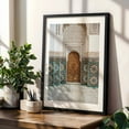 thumbnail image 4 of Door in Marrakech - Marrakesh Marrakesh-Safi Morocco Photography Architecture Geometric Art Deco Pattern Religious Art Black Framed Wall Art Print 20 x 30 inches, 4 of 8