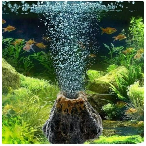FACEGA 1Pc Realistic Design Aquarium Air Pump,Oxygen Pump Functionality Air Pump Aquarium, Air Stone, Fish Tank Bubbler