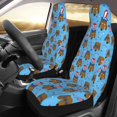 thumbnail image 3 of Fotbe Cute Puppy Pattern Automotive Seat Covers for Cars Trucks and SUVs – Car Seat Covers for Front Seats,Protective Seat Covers,Vehicle Seat Covers, Set of 2, 3 of 9