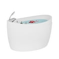 thumbnail image 3 of "EMPAVA 59"" W x 31.5"" D x 30.71"" H in. Oval Freestanding Air Jets Bathtub Deep Soaking Tub in White", 3 of 9